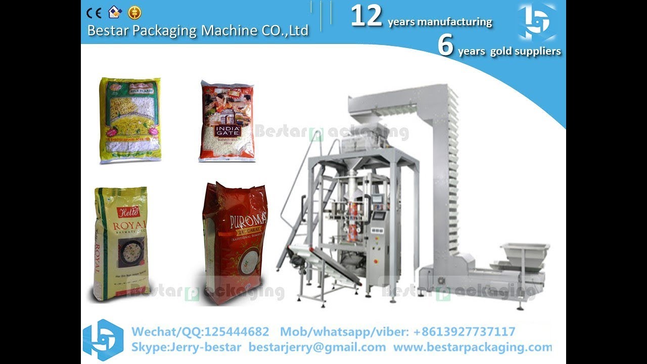 Bestar Four heads weighing 1 kg bean black bean yellow bean granule automatic packaging machine