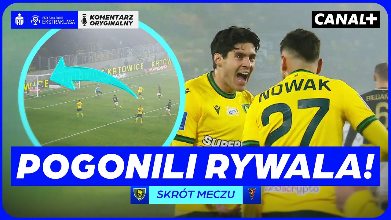 WYGRANA KU CZCI LEGENDY! MECZ WE MGLE! GKS KATOWICE - POGOŃ, SKRÓT MECZU