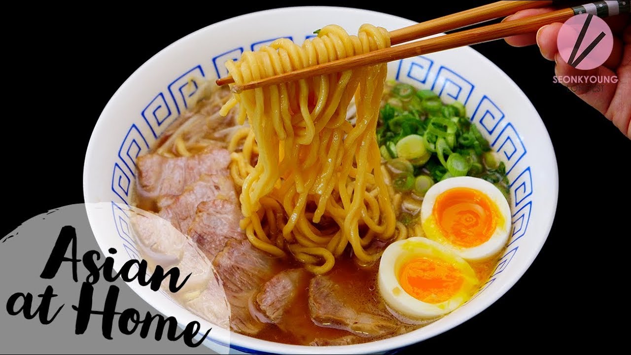 Лучший рецепт Ramen! Традиционный Shoyu Ramen