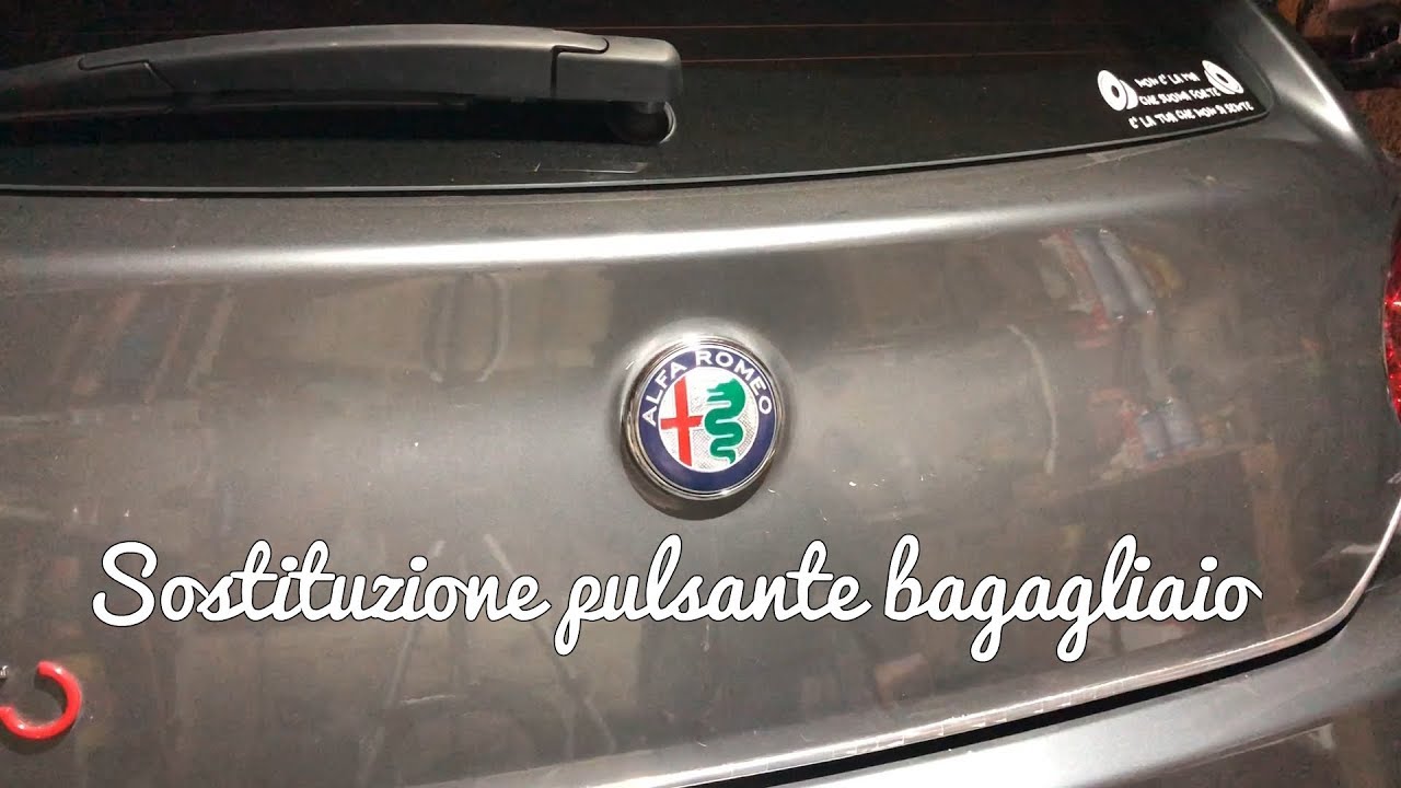 Sostituzione pulsante bagagliaio su Alfa Romeo MiTo