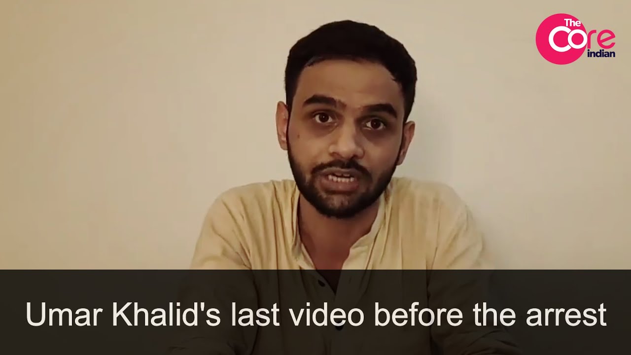 Umar Khalid last video before the arrest | Umar Khalid recorded video before his arrest | 2020