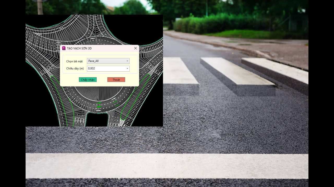 CIVIL 3D - Creating 3D Road Markings  
