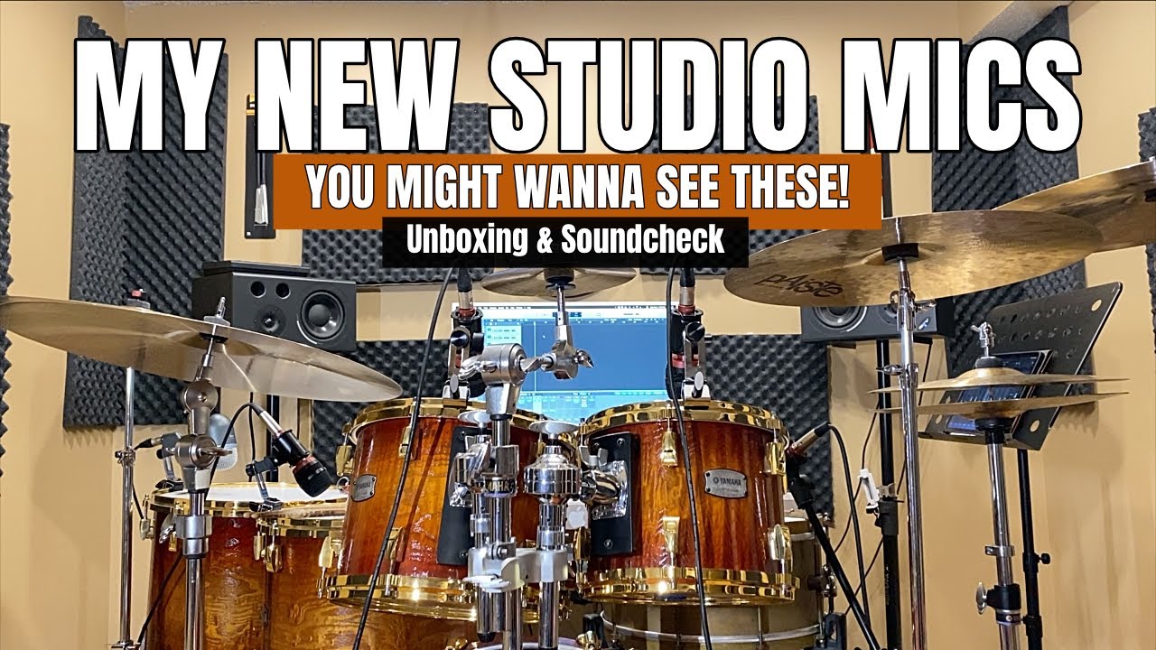 The Best Drum Mics You May Not Have Heard Yet! 😧🎙Unboxing & Soundcheck 🎧