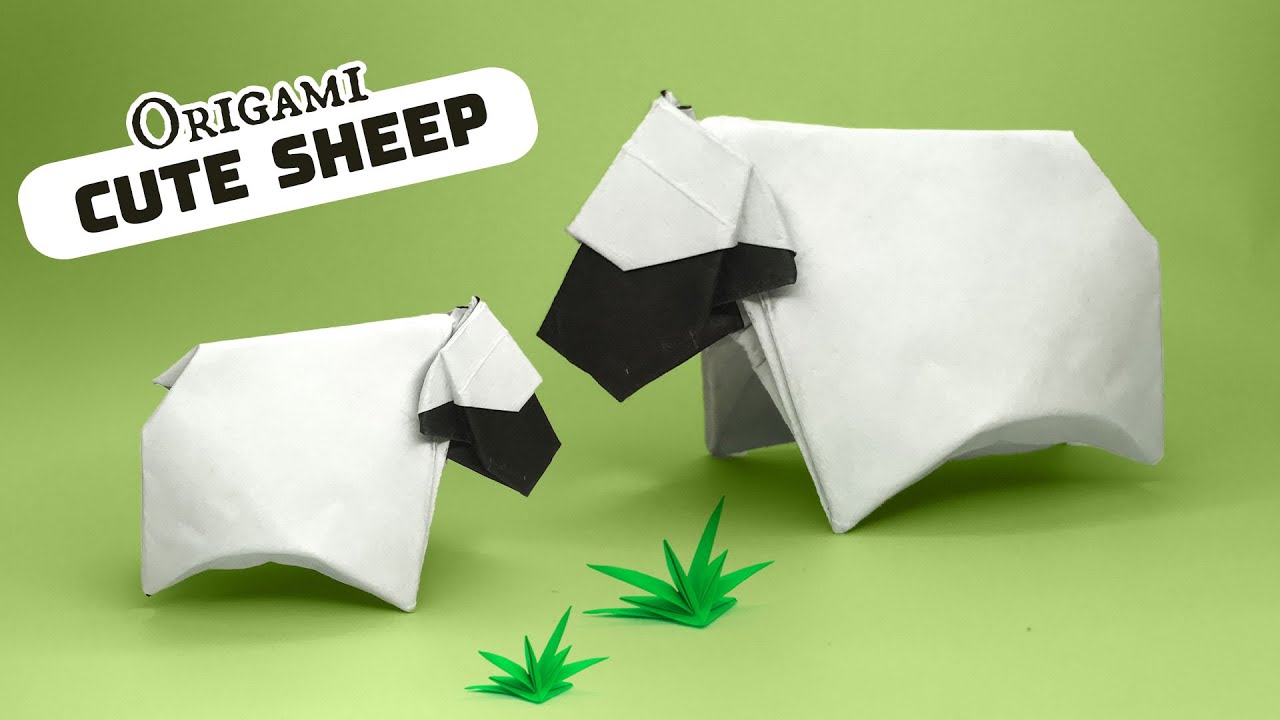 Cute Origami Sheep | Easy Paper Sheep Tutorial