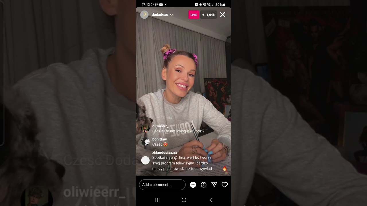 Doda live instagram styczen 2024 Wolfik