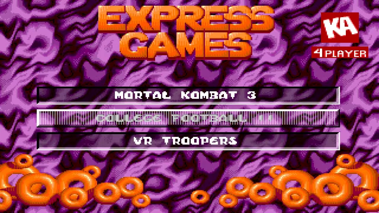 US Menu Demo JAN 1996 ATTRACT MODE US Menu Demo JAN 96 SEGA MEGADRIVE GENESIS I II III Sega Channel