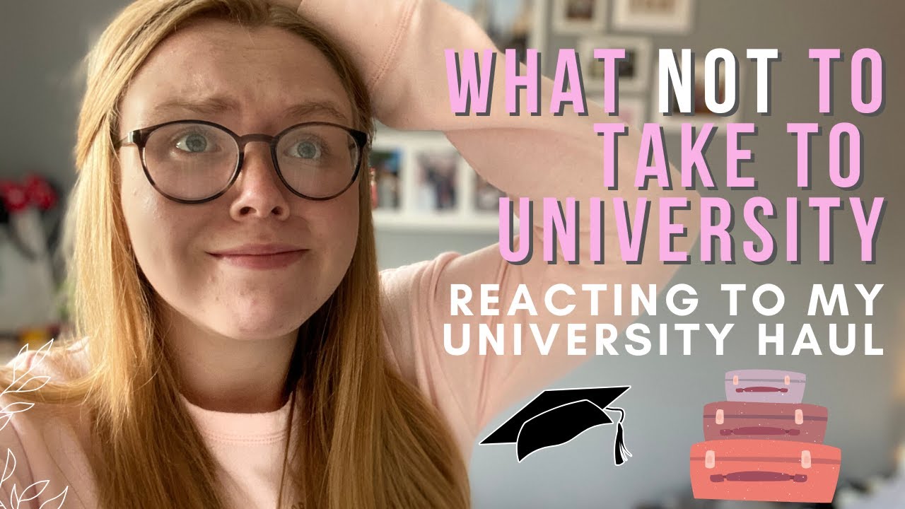What NOT to take to university 2020 | Reacting to my university haul
