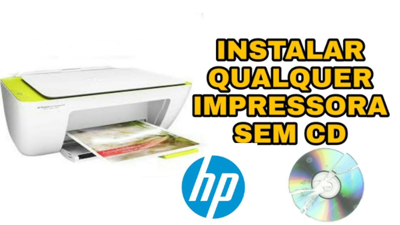 Como INSTALAR QUALQUER IMPRESSORA HP sem CD de instalação