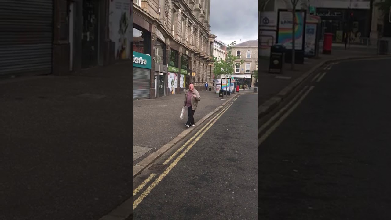 Belfast man talks to himself about the lockdown