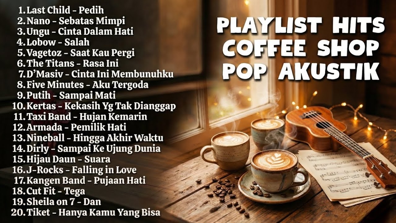 LAGU AKUSTIK COFFE SHOP POP 2000-AN INDONESIA Paling HITS & POPULER 2026 Full Album