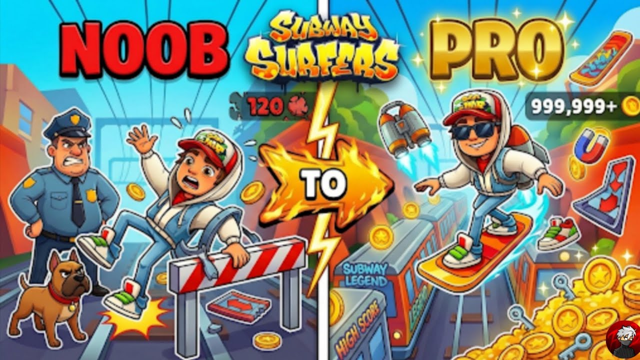 NOOD 😭 TO PRO 😎 IN SUBWAY SURFERS 😉