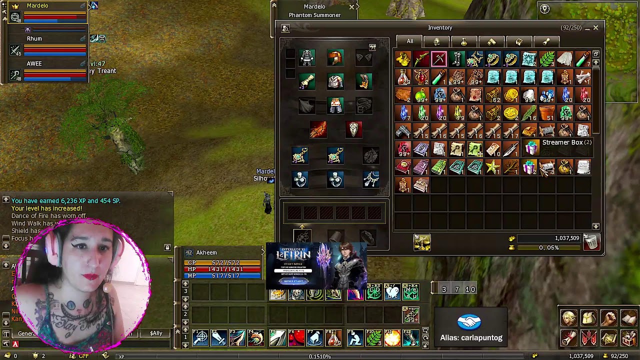 LINEAGE 2 - L2 EIRIN X1 - LEVEANDO Y CHARLANDO - DÍA #25