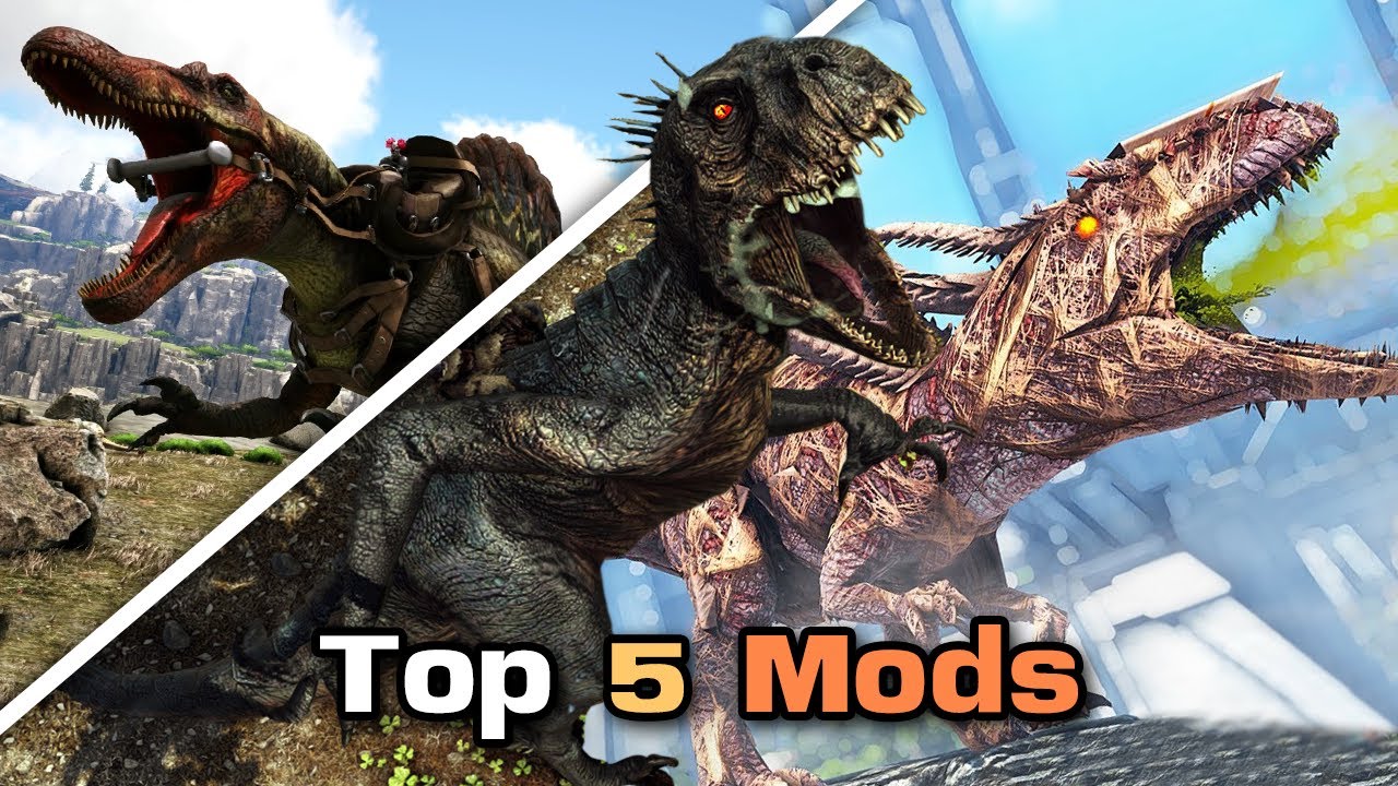 สกอเปียส เร็กซ์สุดสยองมาแล้ววว!?! Top 5 Mods Vol.1 I ARK Survival Evolved