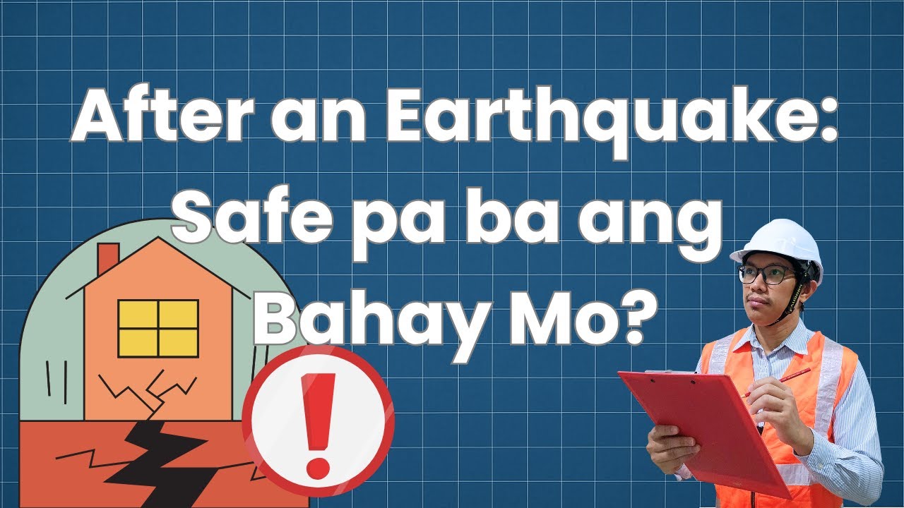 Checklist Para Malaman Kung Safe Pa Ang Bahay After Earthquake | Civil Engineer Explains
