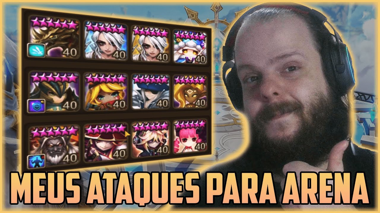 MOSTRANDO MEUS ATAQUES DE ARENA MAIS USADOS NA PR&Aacute;TICA E COMO RUNAR OS TIMES!