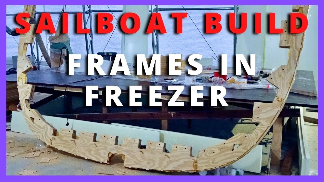 Boat frames in freezer. ep.52 Project SeaCamel