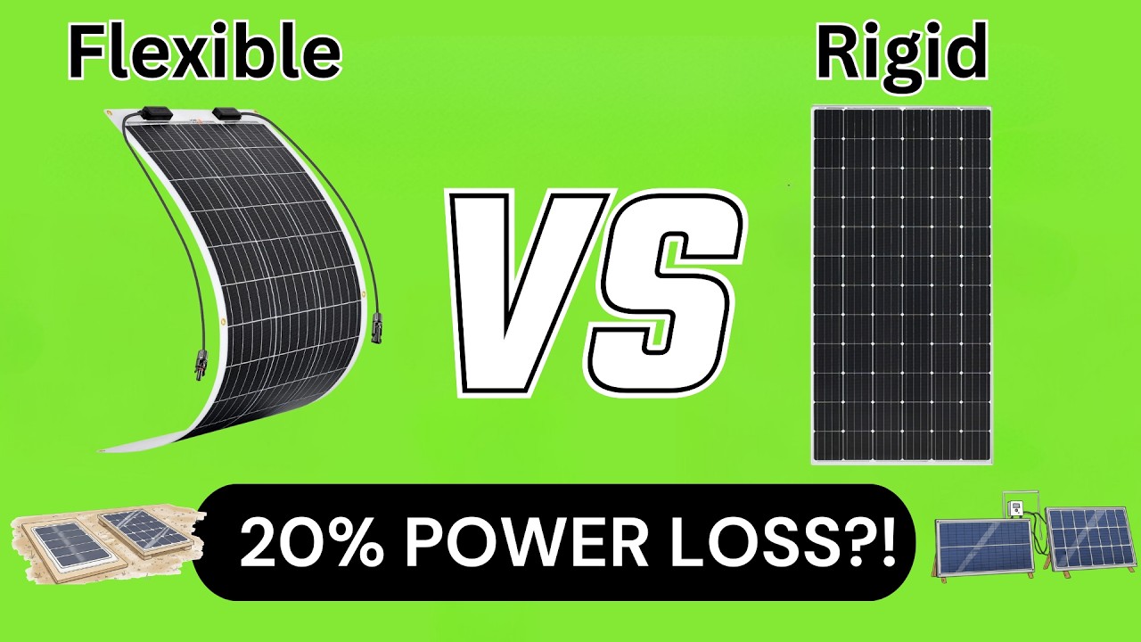 Flexible vs Rigid Solar Panel &ndash; The Real Test (130W vs 130W Results)
