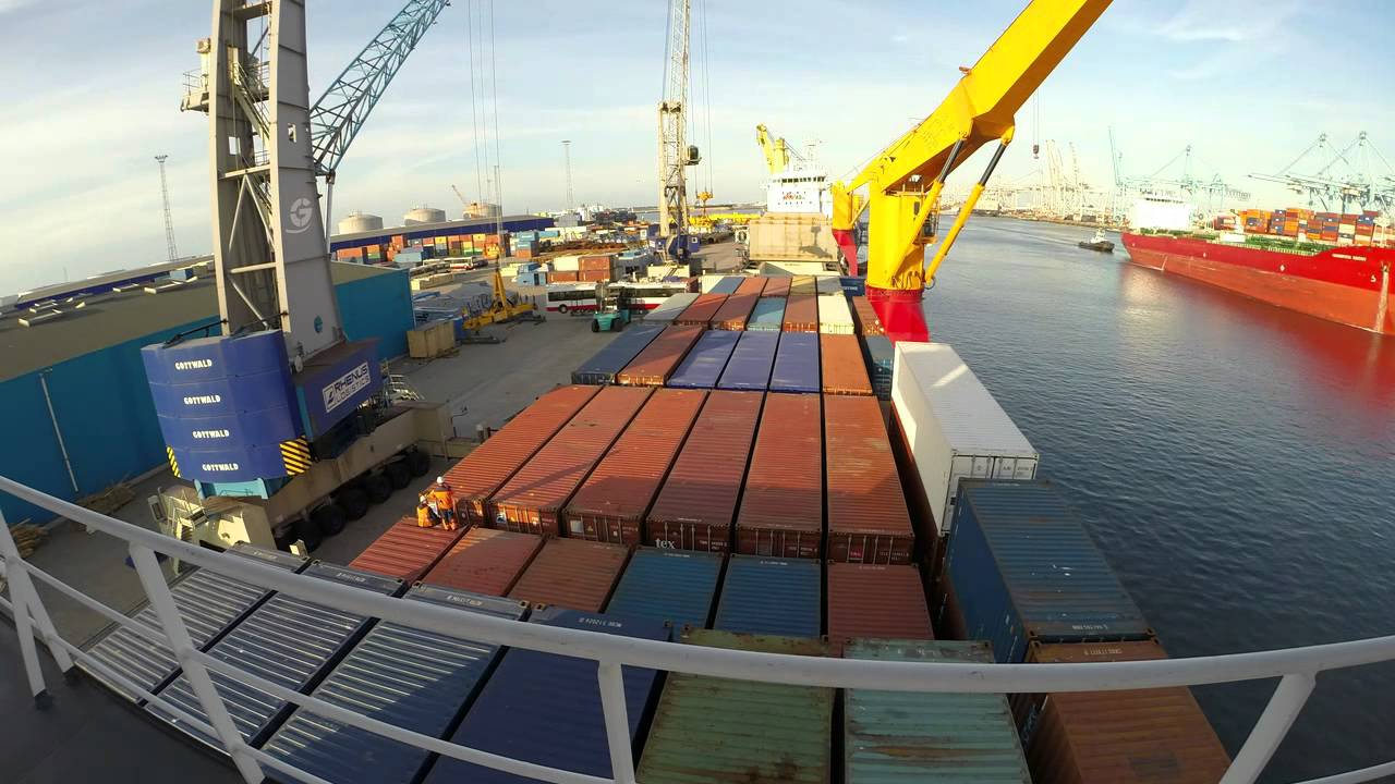 Loading at Rotterdam Rhenus Logistics Part 1