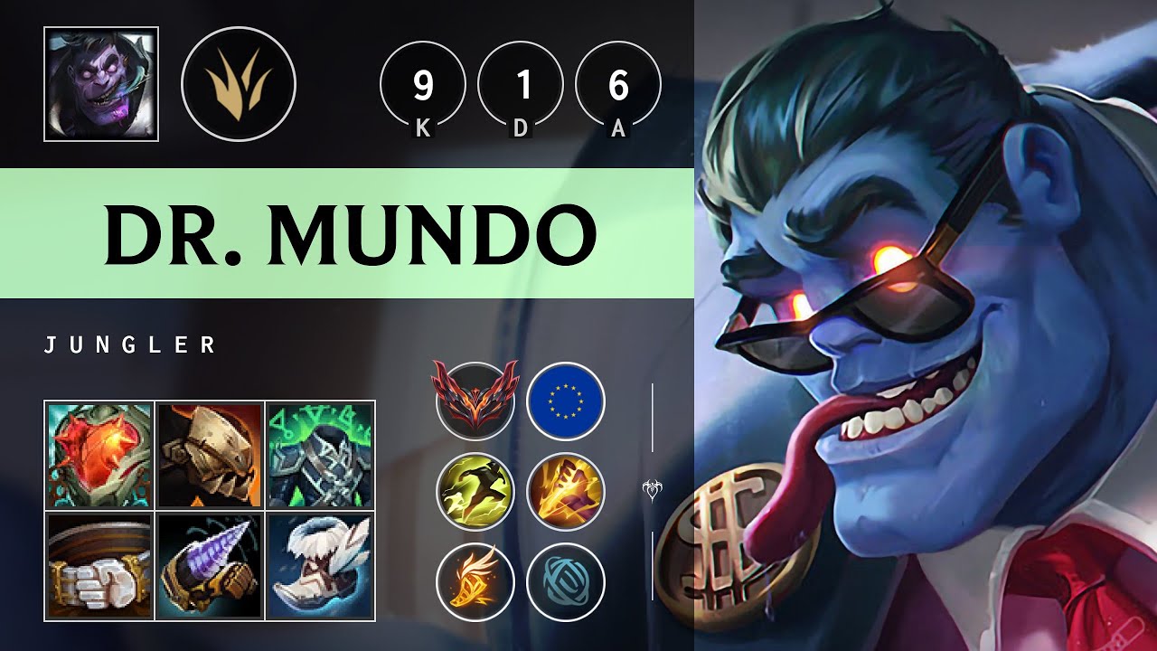 Dr. Mundo Jungle vs Karthus - EUW Grandmaster Patch 25.11