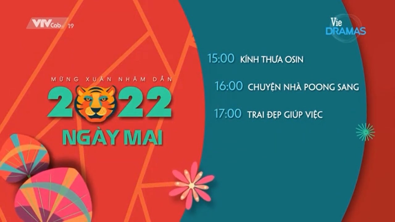 Vie Dramas (VTVCab 19) ident Tết Nh&acirc;m Dần 2022 | Giới thiệu chương tr&igrave;nh ng&agrave;y mai (27.01.2022)