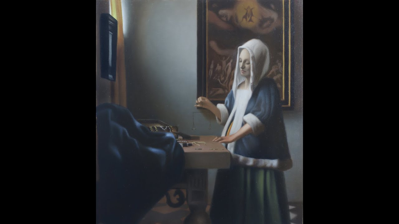 Johannes Vermeer painting technique - timelapse