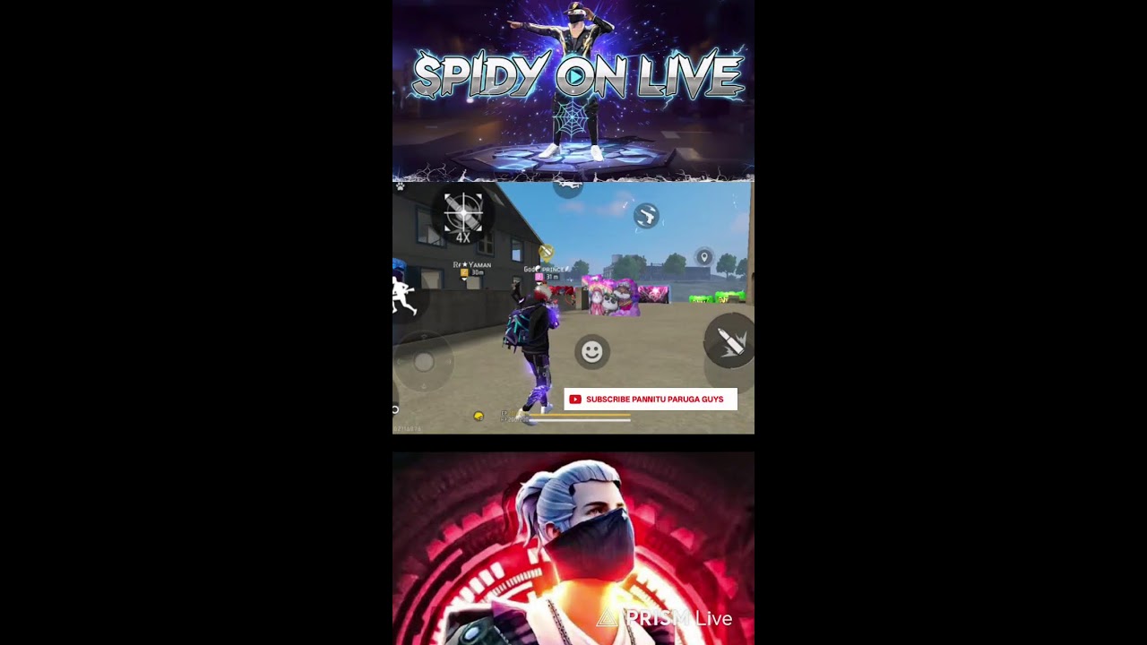 Live streaming of SPIDY LIVE BR AND CS RANK PUSHING ROAD TO 1k SUBSCRIBER