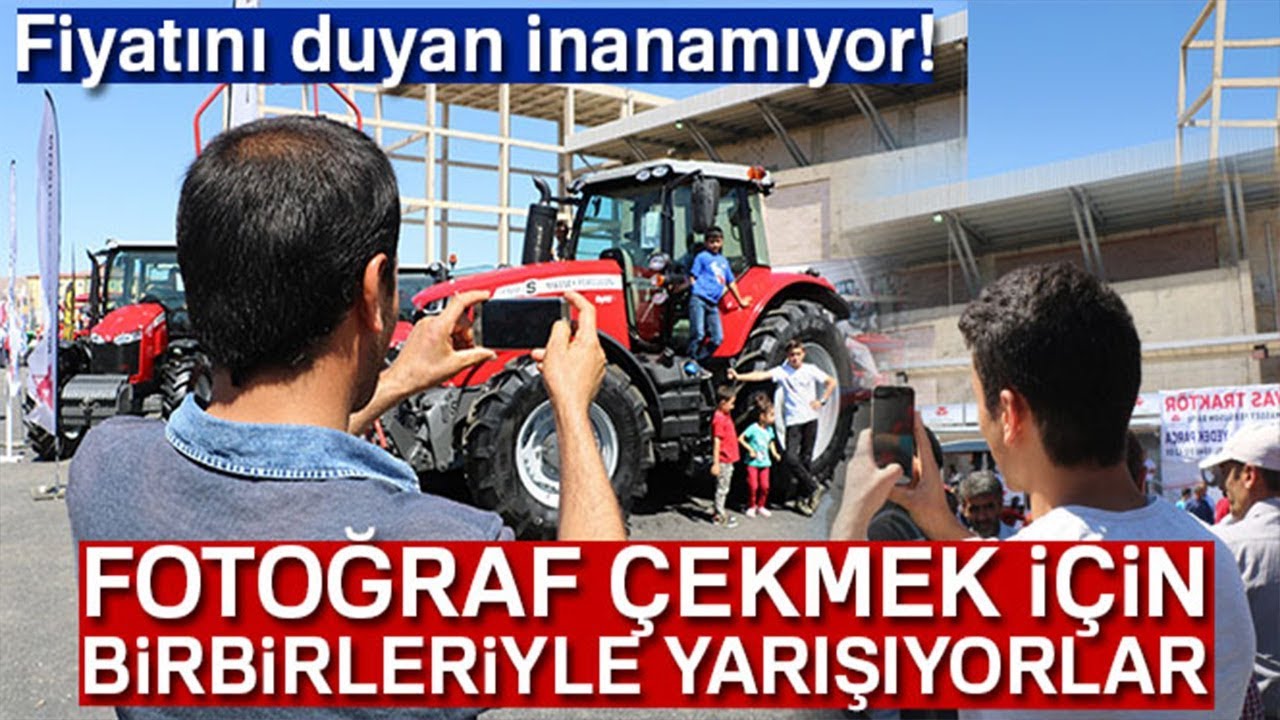 Devasa Traktör Fuarın İlgi Odağı Oldu