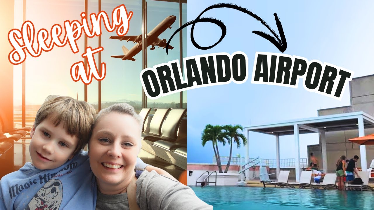 Sleeping Inside Orlando Airport?? Hyatt Regency MCO Hotel Room Review and Tour!