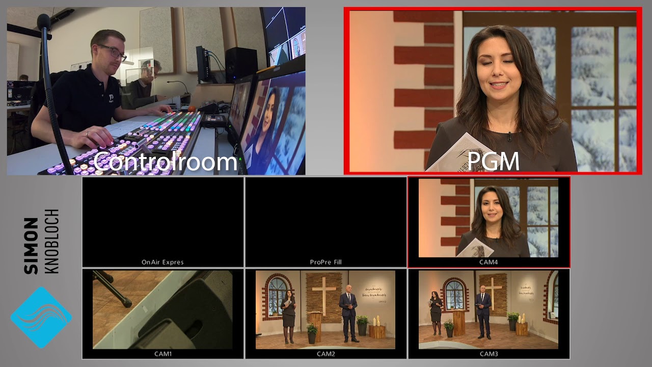 Hinter den Kulissen in der Regie eines TV Gottesdienstes | Making Of | Bildregie