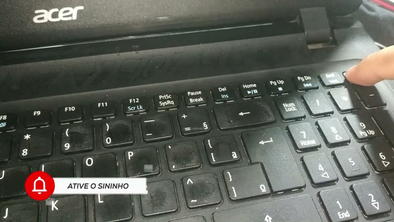 Notebook acer aspire es15 não liga, o defeito pode estar no teclado - veja como resolver.