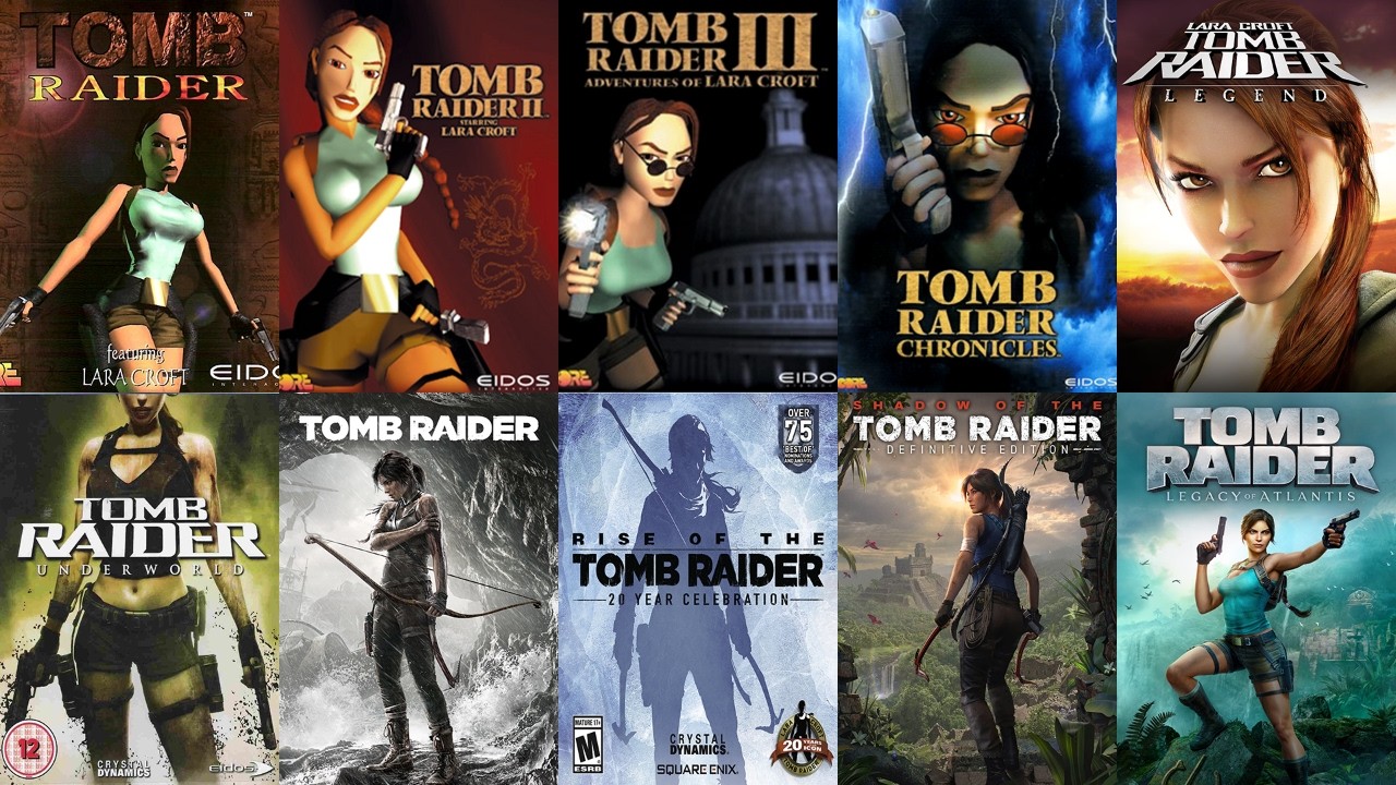 Evolution of Tomb Raider Games (1996-2027)