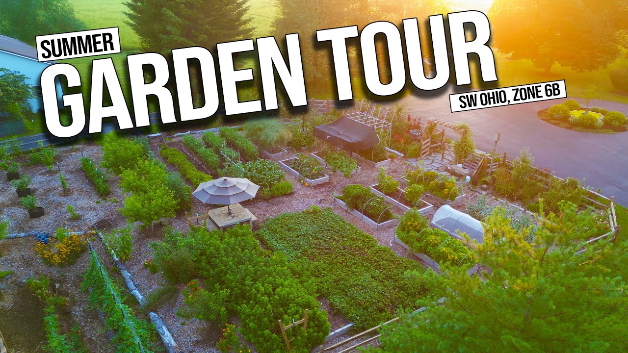 FULL Summer Garden Tour! 🌱🍅🌼 (1+ hr!)