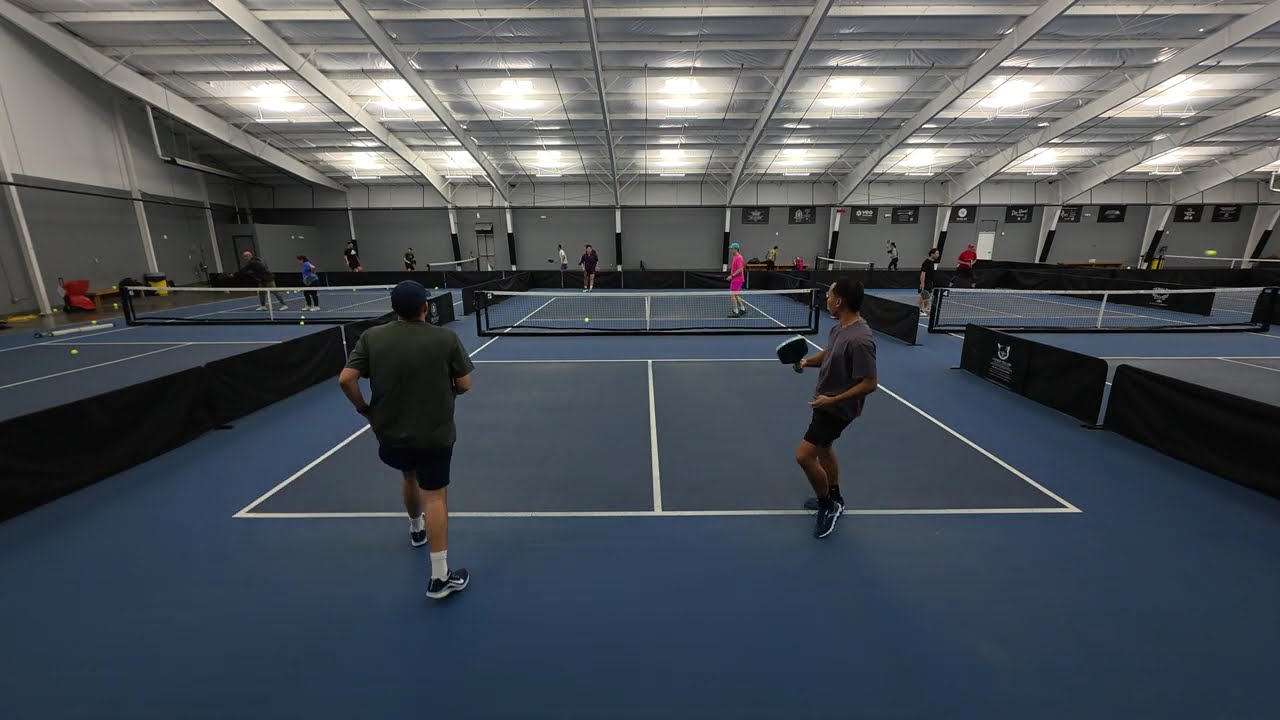 Jumbos Pickleball Club: Josh (3.8)/Spencer (4.7) vs David (4.9)/Billy (4.5)
