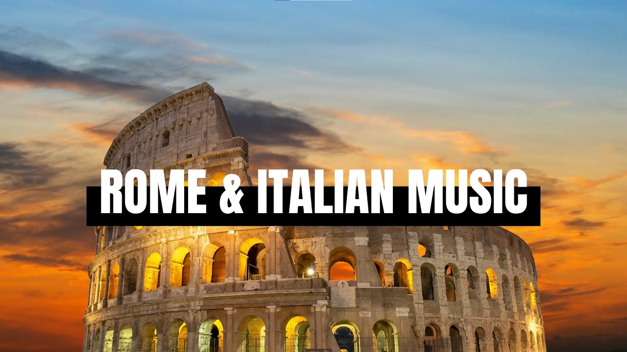 Italian Restaurant Music with Rome Aerial View (2 Hours)