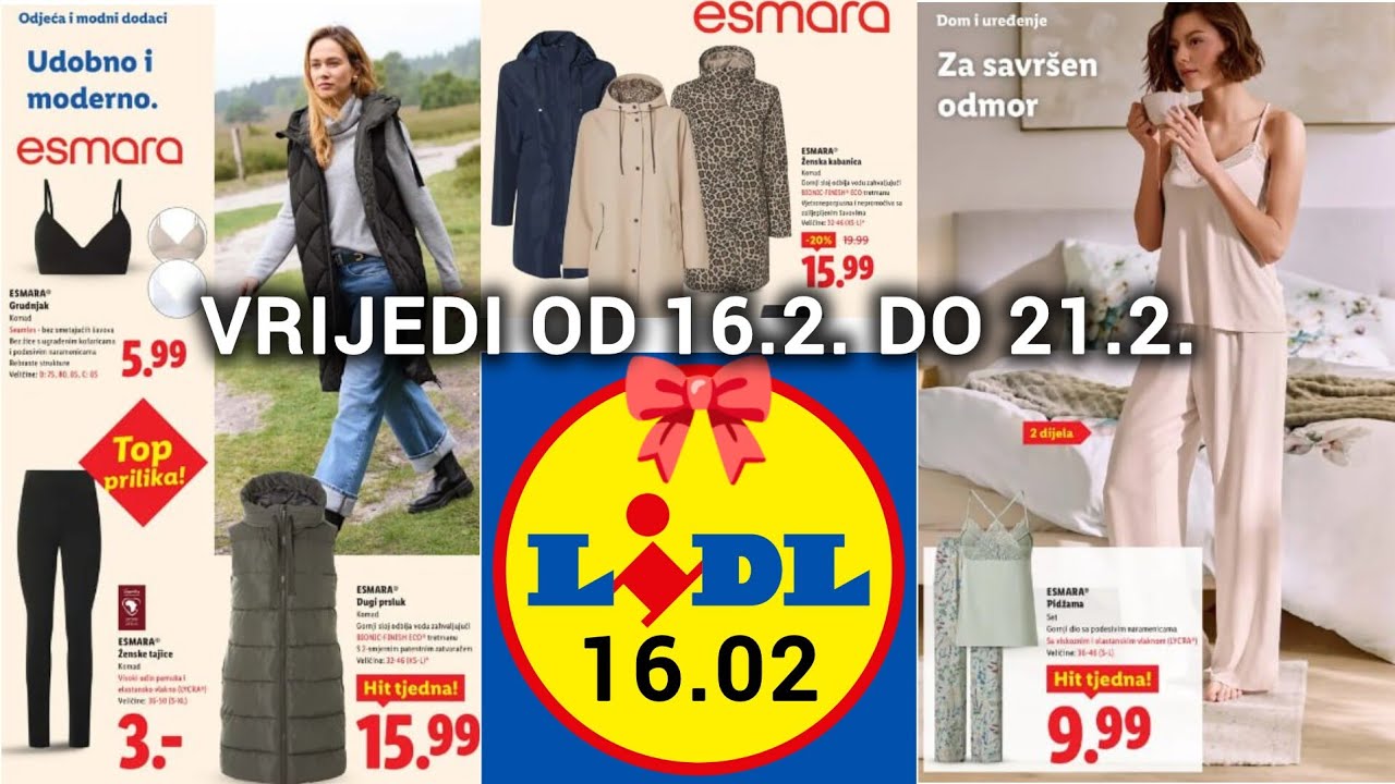 ✨ LIDL Lidlova Promocija Tjedna 16.02. ✨ Kuhinja - Tekstil - Dekoracija Parkside #lidlhrvaska