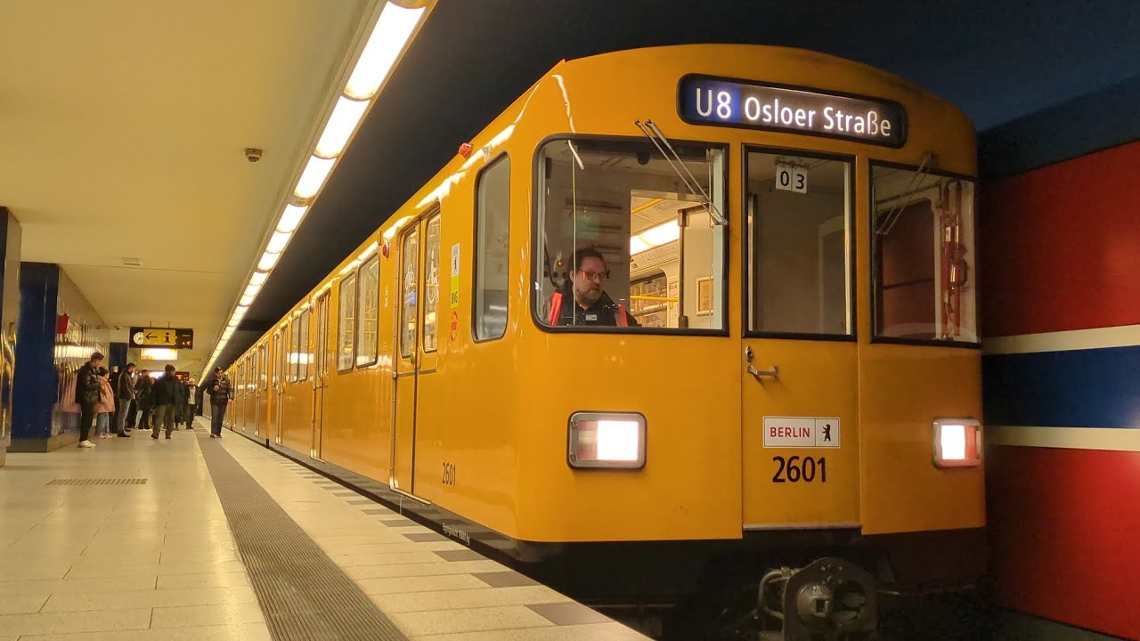 U-Bahn Berlin|Aussetzermitfahrt #44 auf der U8 von Wittenau bis Osloer Straße