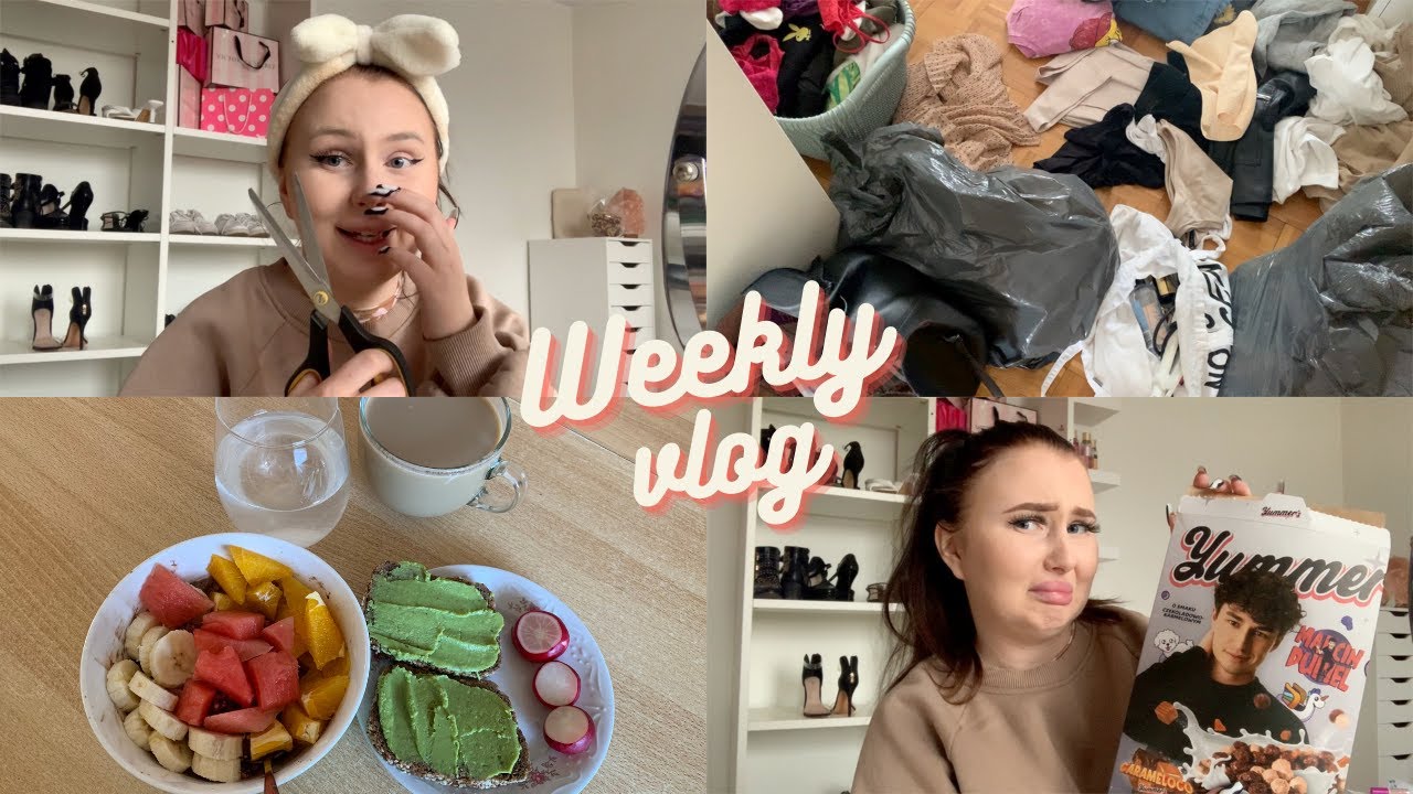 POGADANKI PRZY MAKIJAŻU I TESTOWANIE JEDZONKA I VLOG 🤍