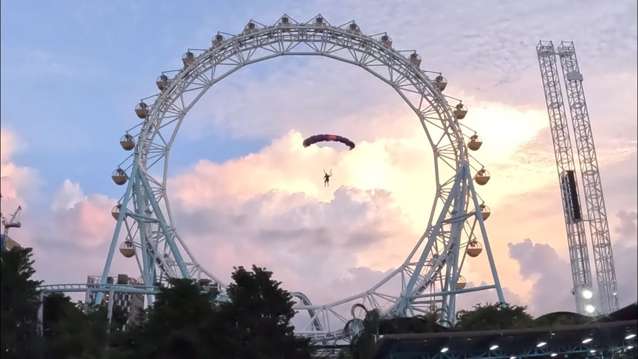 Abandoned Heights: Epic Base Jump Off Bangkok's Forgotten Ferris Wheel