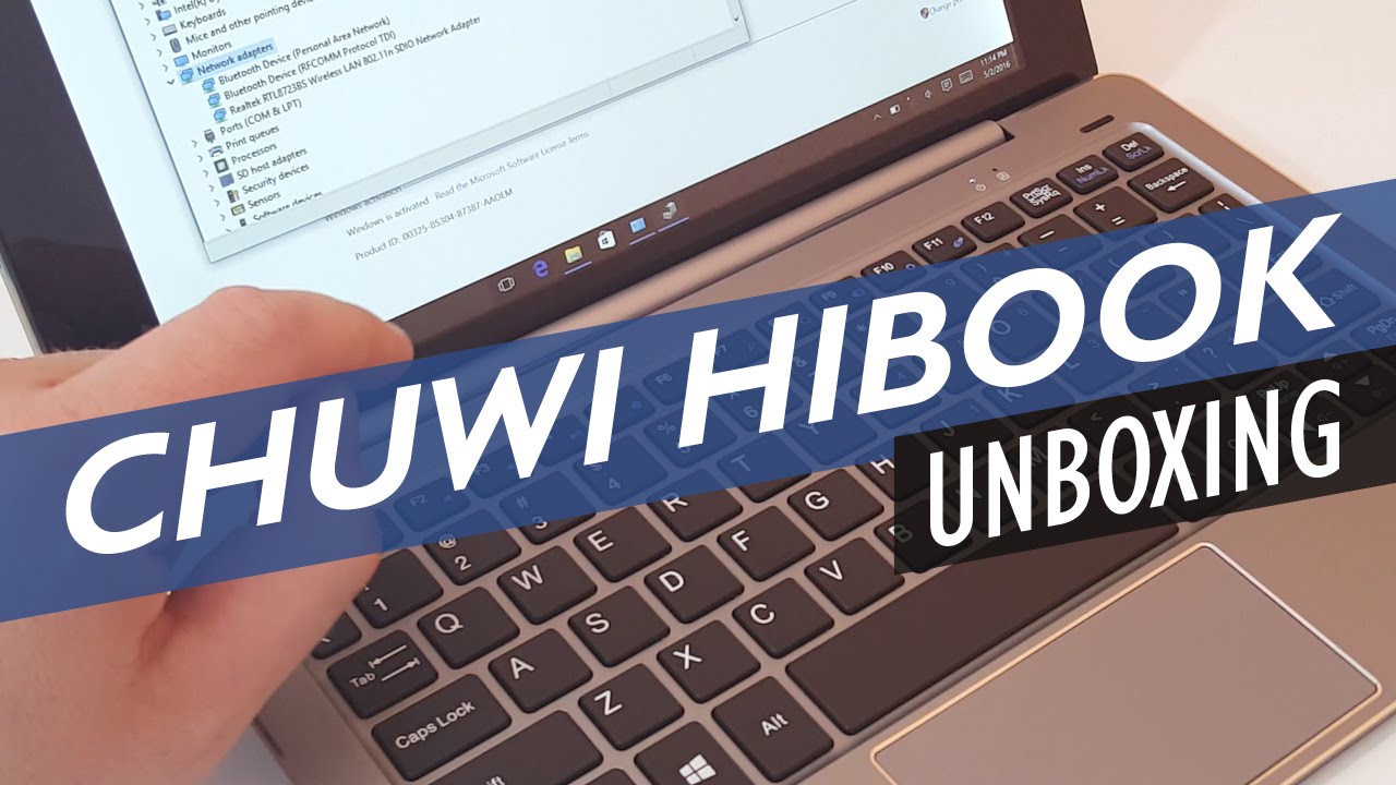 Chuwi HiBook & Keyboard Unboxing
