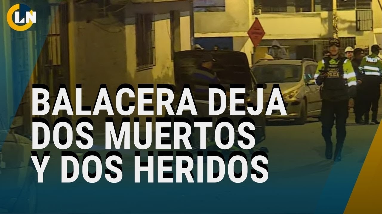 SICARIOS ASESINAN A DOS PERSONAS EN VILLA MARÍA DEL TRIUNFO