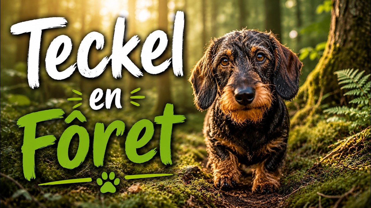 Teckel Nain Poil Dur en F&ocirc;ret 🌲