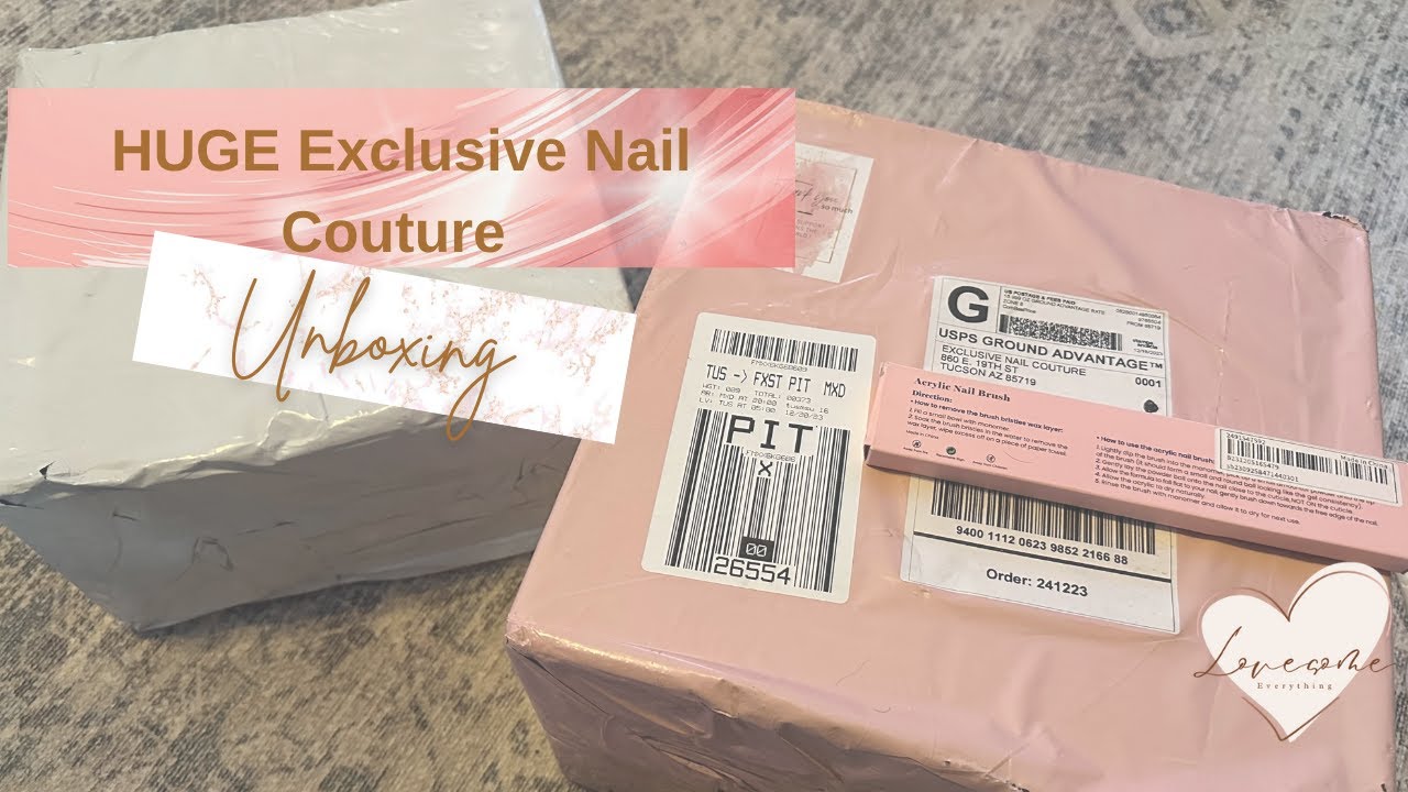 Merry Christmas! 🎄 Huge ENail Couture Unboxing 💕