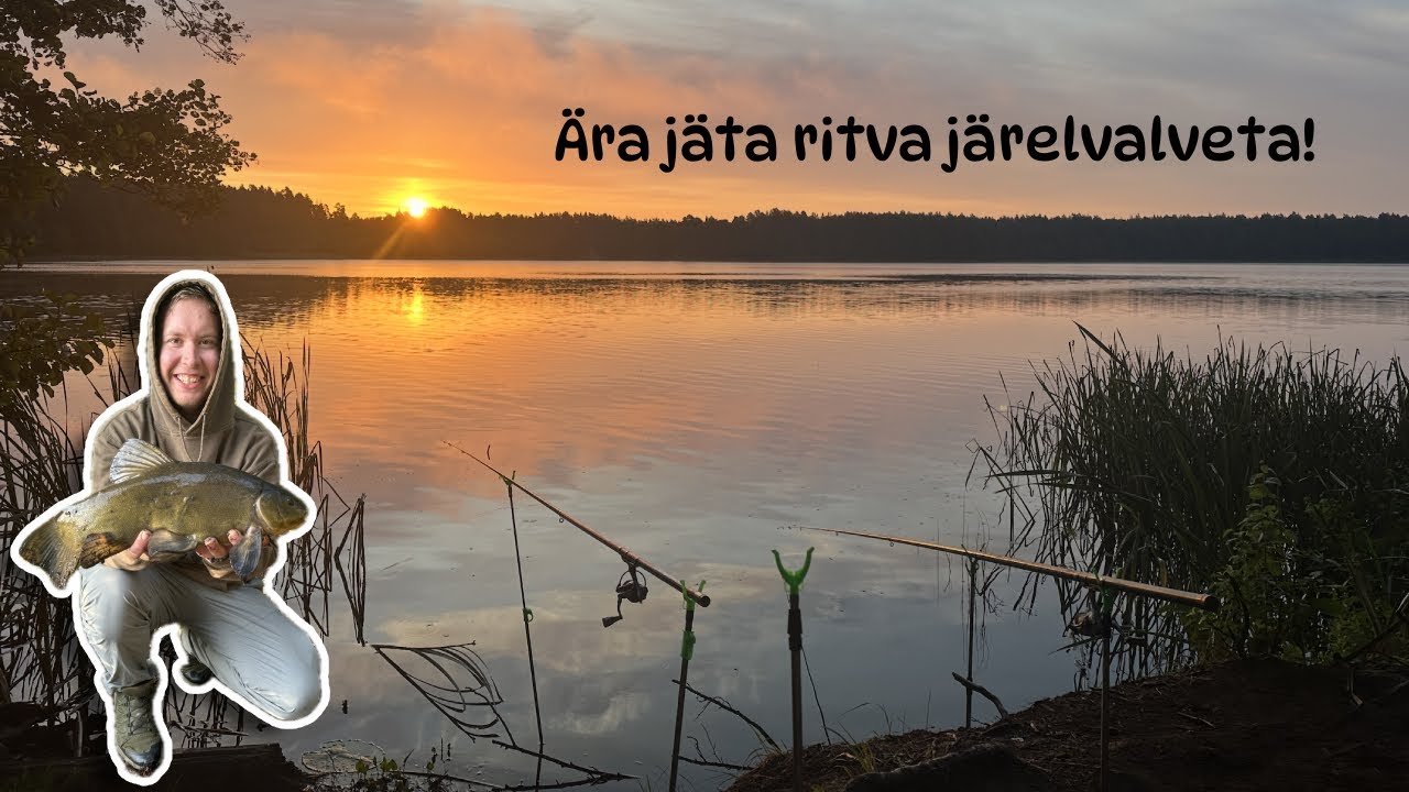 Salajärvel linaskit püüdmas