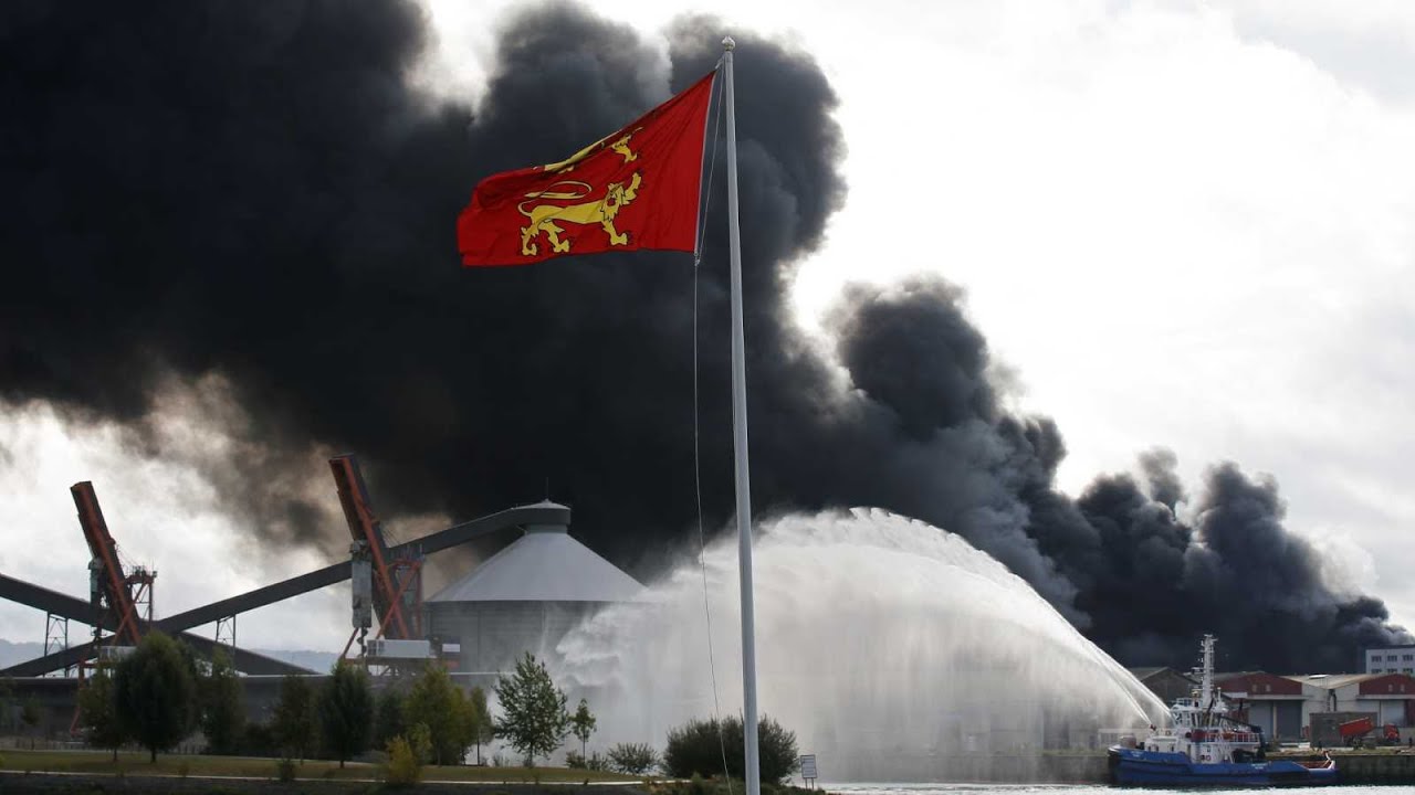 France : l'Incendie dans l'usine de Rouen est 