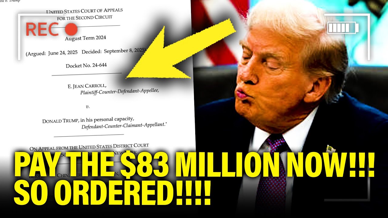 🚨Trump gets GUTS RIPPED OUT by Appeals Court in FINAL ORDER