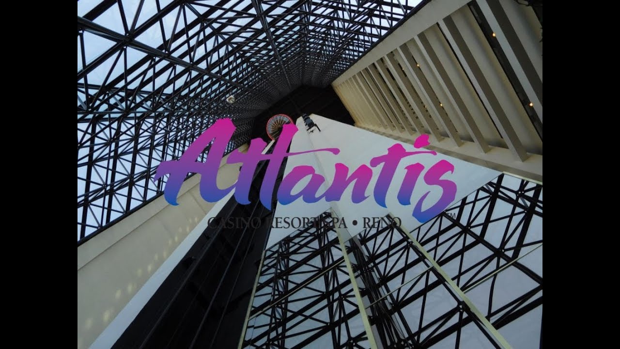 AWESOME OTIS Scenic Elevators-Atrium Tower-Atlantis-Reno, NV