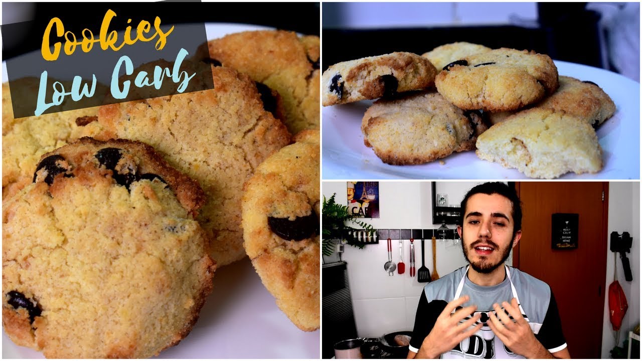 Como Fazer Cookies Low Carb Sem Glúten | Batata Assando