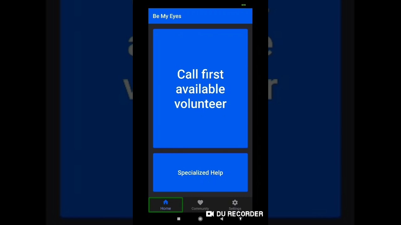 Very important app be my eyes for blind online video call assistant help anytime don't skip video 🔥🔥