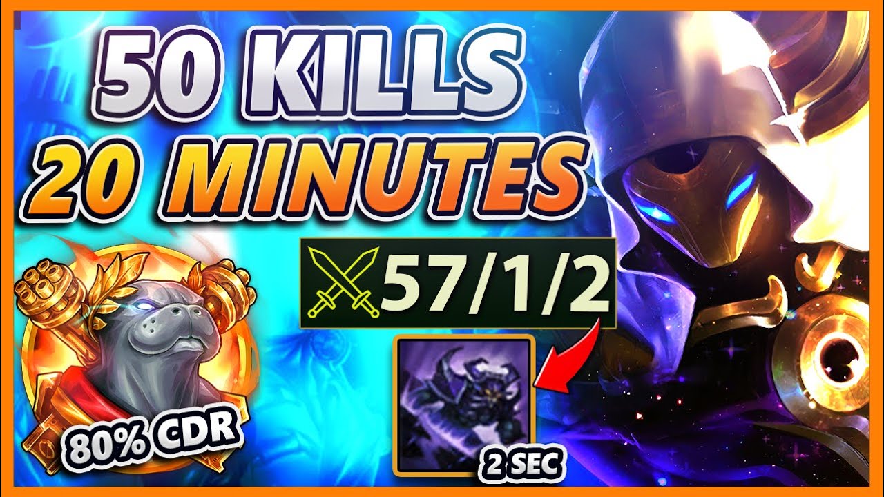 *URF KASSADIN* THE FASTEST 50 KILLS EVER (100K DMG GAME) - BunnyFuFuu | League of Legends| URF
