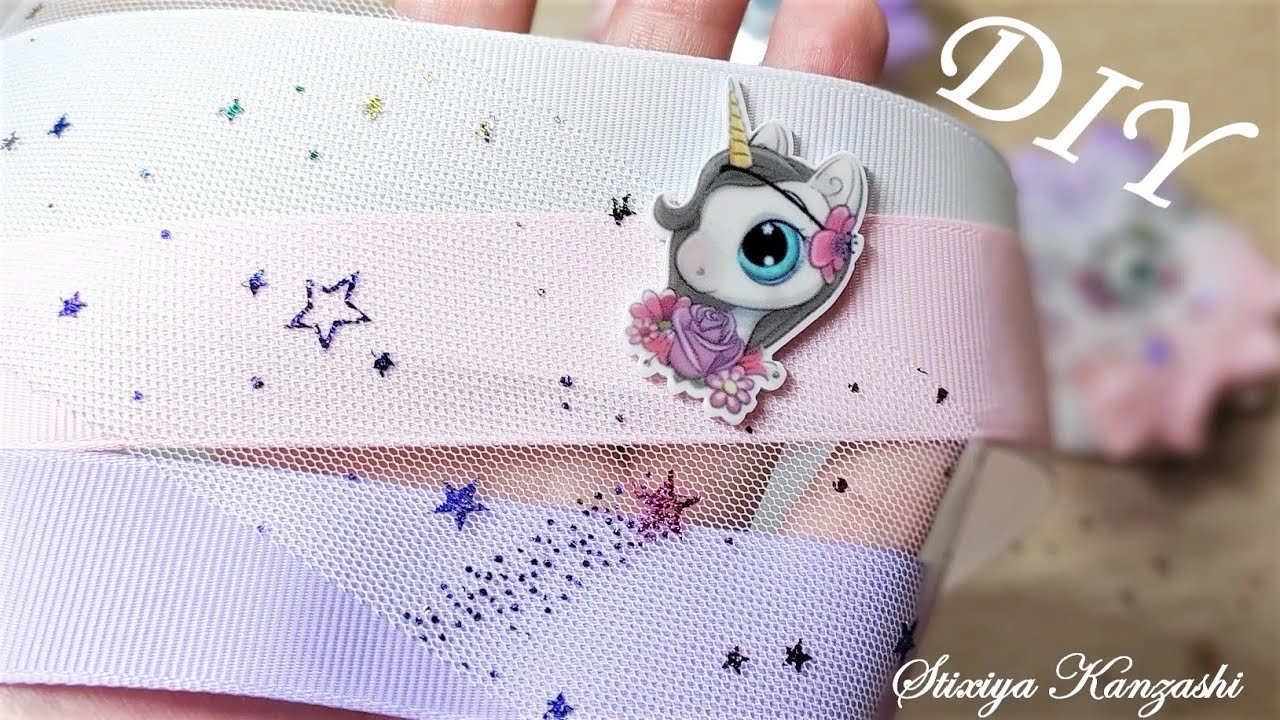 DIY / Нежная Нежность / Бантики из Лент и Фатина / Для маленьких модниц / Для начинающих